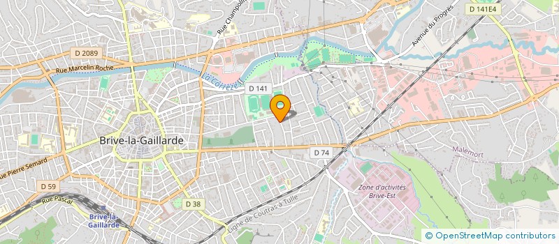 localisation de l'entreprise MADAME FANNY LAVAL  BRIVE-LA-GAILLARDE