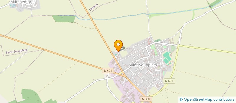 localisation de l'entreprise MADAME FANNY LAVIE  SAINT-SOUPPLETS