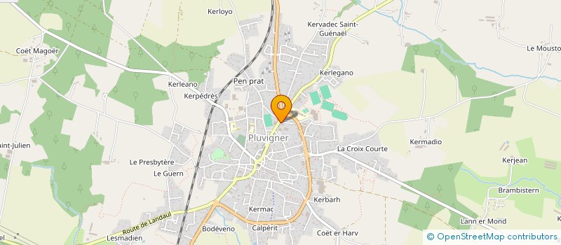 localisation de l'entreprise MADAME FANNY LAVOQUER  PLUVIGNER