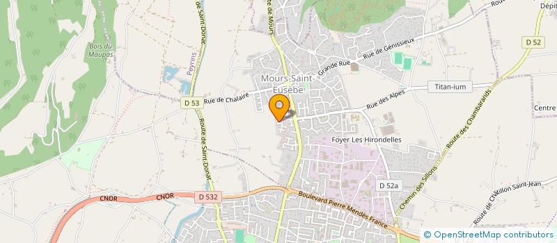 localisation de l'entreprise MADAME FANNY LE  MOURS-SAINT-EUSEBE