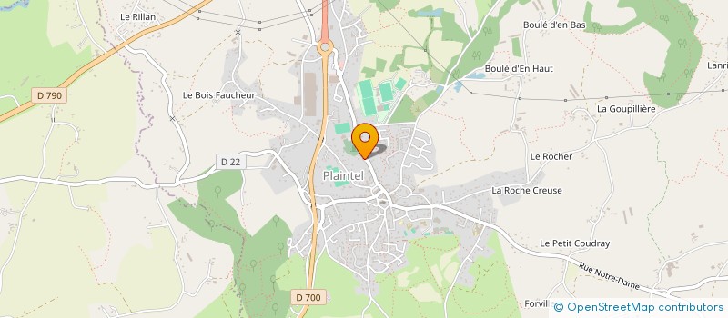 localisation de l'entreprise MADAME FANNY LE BIHAN  PLAINTEL