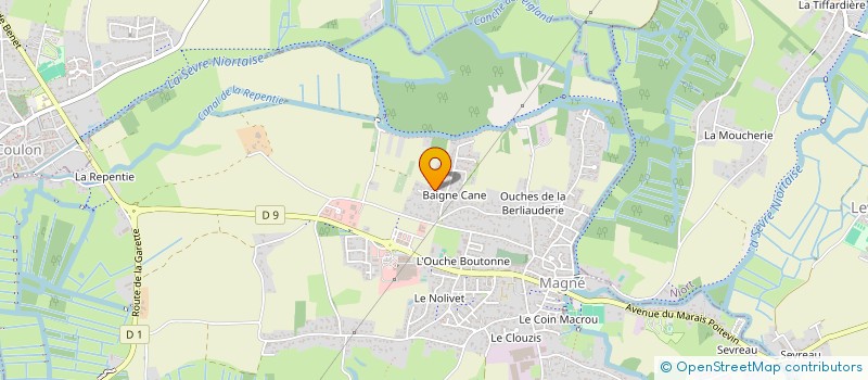 localisation de l'entreprise MADAME FANNY LE BORGNE  MAGNE