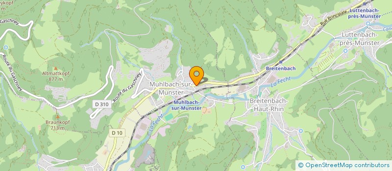 localisation de l'entreprise MADAME FANNY LE COUZE  MUHLBACH-SUR-MUNSTER