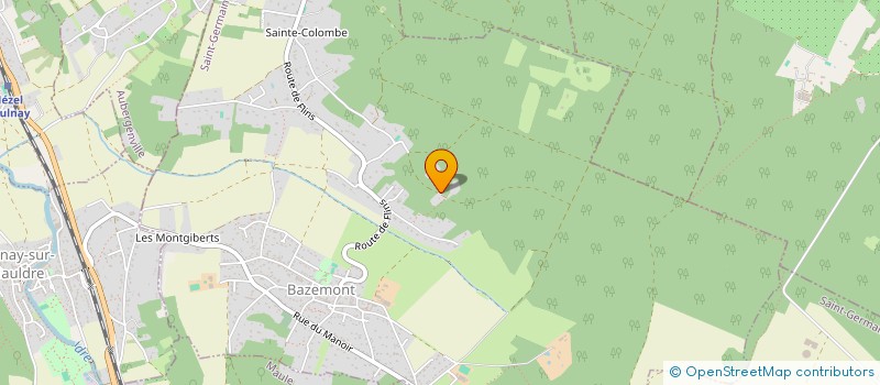 localisation de l'entreprise MADAME FANNY LE COZ  BAZEMONT