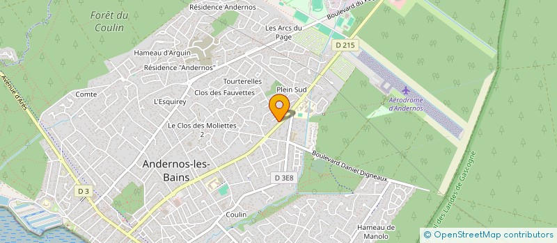 localisation de l'entreprise MADAME FANNY LE GALL à ANDERNOS-LES-BAINS