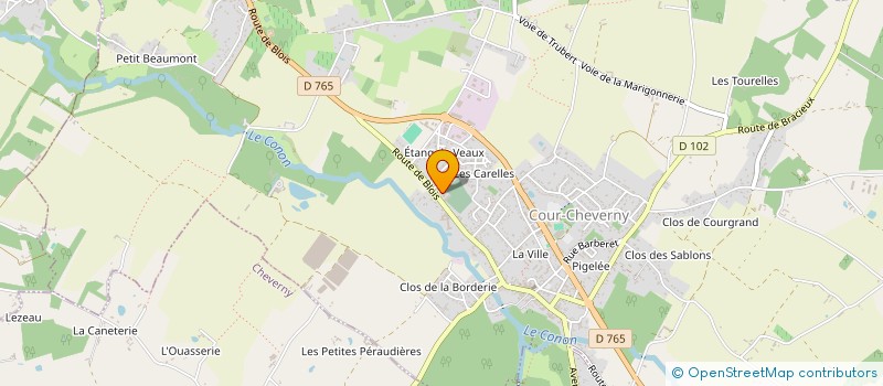 localisation de l'entreprise MADAME FANNY LE GOFF  CHEVERNY