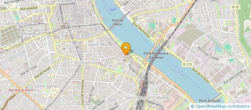 localisation de l'entreprise MADAME FANNY LE GUEN  BORDEAUX