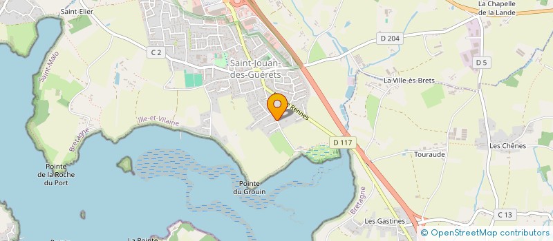 localisation de l'entreprise MADAME FANNY LE HIR  SAINT-JOUAN-DES-GUERETS