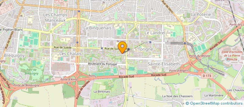 localisation de l'entreprise MADAME FANNY LE LOUREC  RENNES