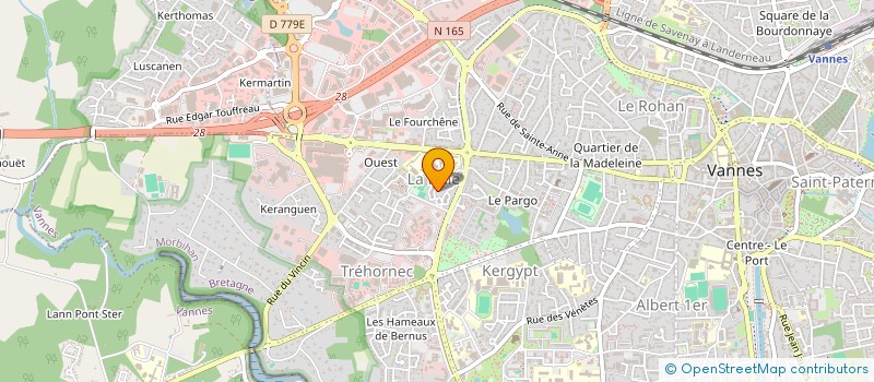 localisation de l'entreprise MADAME FANNY LE PEUC'H à VANNES