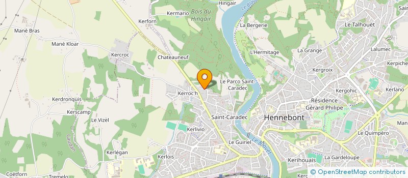 localisation de l'entreprise MADAME FANNY LE PORT  HENNEBONT