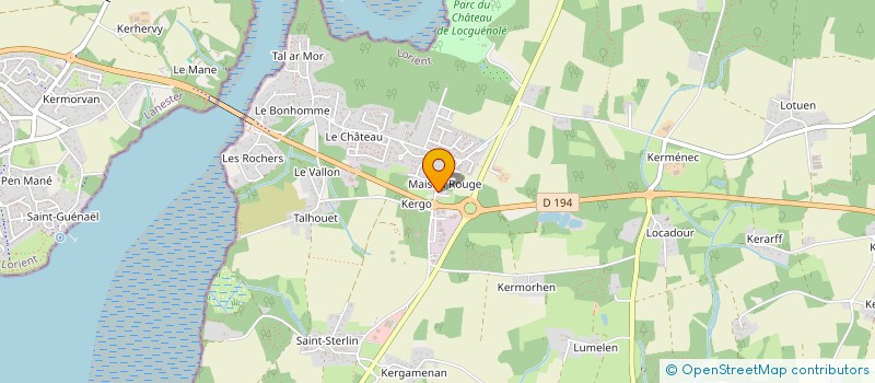 localisation de l'entreprise MADAME FANNY LE ROMANCER  KERVIGNAC