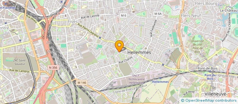 localisation de l'entreprise MADAME FANNY LEBRUN à LILLE
