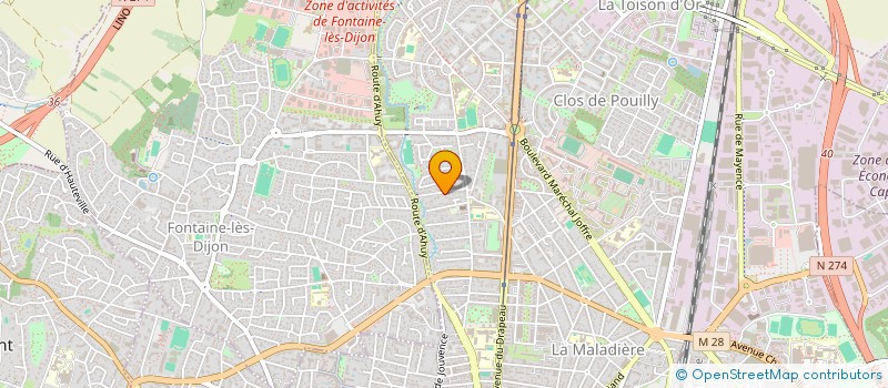 localisation de l'entreprise MADAME FANNY LECLER  DIJON