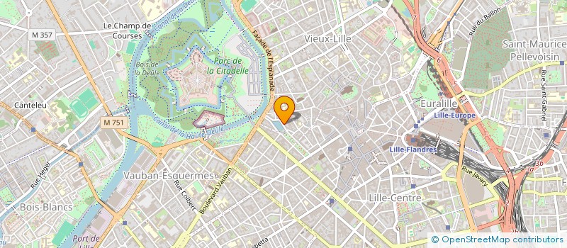 localisation de l'entreprise MADAME FANNY LECLERCQ  LILLE