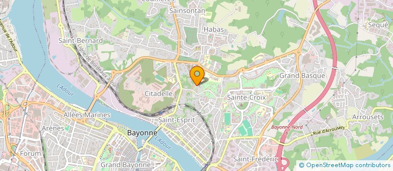 localisation de l'entreprise MADAME FANNY LECLERCQ à BAYONNE