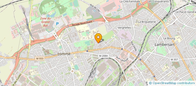 localisation de l'entreprise MADAME FANNY LEDOUX à LILLE