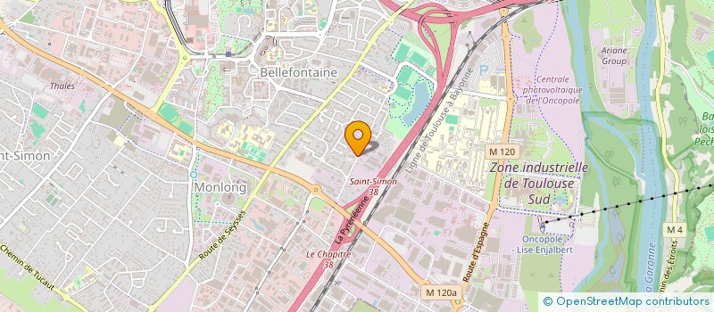 localisation de l'entreprise MADAME FANNY LEFEBVRE à TOULOUSE