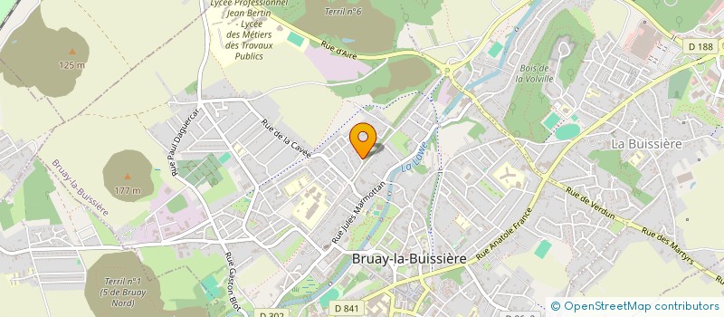 localisation de l'entreprise MADAME FANNY LEGLAND à BRUAY-LA-BUISSIERE