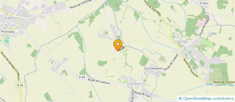 localisation de l'entreprise MADAME FANNY LEGRAND  CAUBIAC