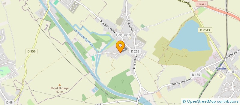 localisation de l'entreprise MADAME FANNY LENAIN  GULZIN