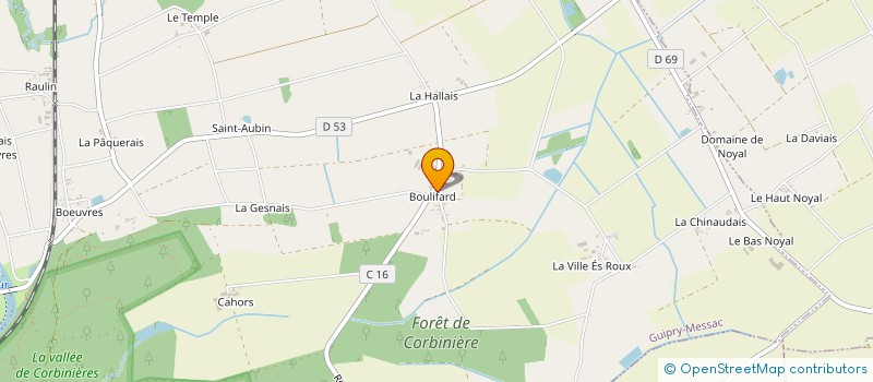 localisation de l'entreprise MADAME FANNY LEONNE ROUXEL  GUIPRY-MESSAC