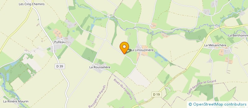 localisation de l'entreprise MADAME FANNY LERIN à BAZOGES-EN-PAREDS
