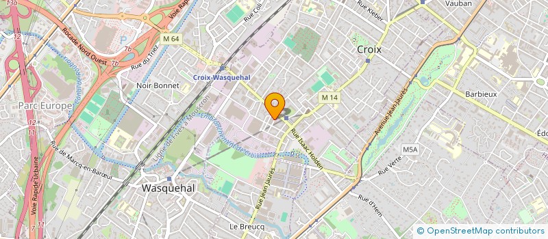 localisation de l'entreprise MADAME FANNY LEROUX  CROIX