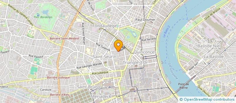 localisation de l'entreprise MADAME FANNY LESAQUE  BORDEAUX