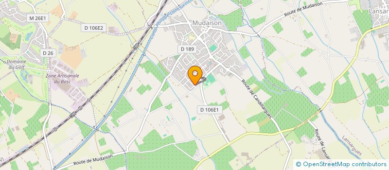 localisation de l'entreprise MADAME FANNY LESUR  MUDAISON