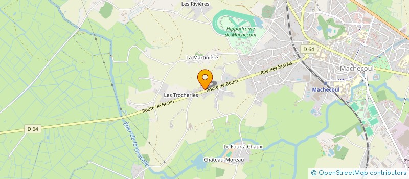 localisation de l'entreprise MADAME FANNY LEVAU  MACHECOUL-SAINT-MEME