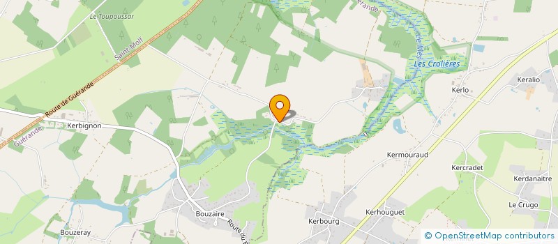 localisation de l'entreprise MADAME FANNY LEVILLOUX  GUERANDE