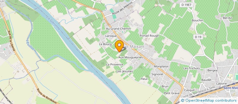 localisation de l'entreprise MADAME FANNY LHOMME à SAINT-MAIXANT