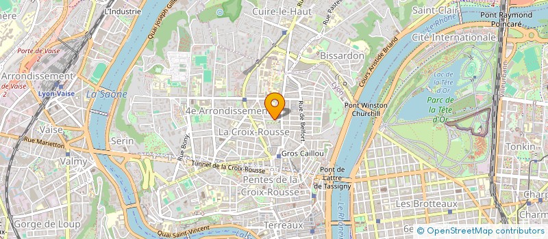 localisation de l'entreprise MADAME FANNY LIABEUF à LYON
