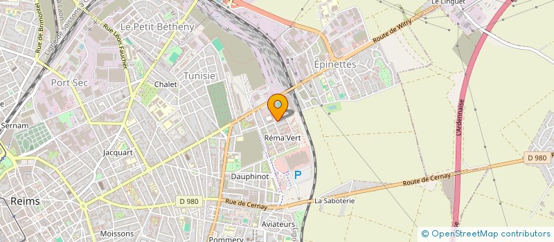 localisation de l'entreprise MADAME FANNY LIEBERT  REIMS