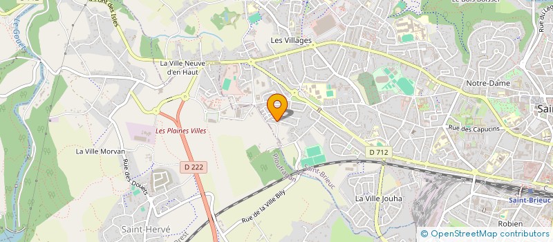 localisation de l'entreprise MADAME FANNY LLINARES  SAINT-BRIEUC