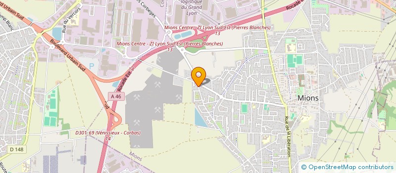 localisation de l'entreprise MADAME FANNY LLORENS  MIONS