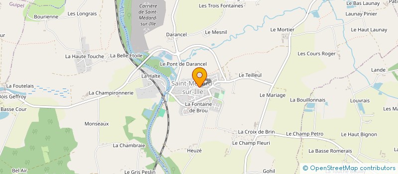 localisation de l'entreprise MADAME FANNY LOIRAT  SAINT-MEDARD-SUR-ILLE