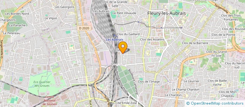 localisation de l'entreprise MADAME FANNY LOISEAU à FLEURY-LES-AUBRAIS