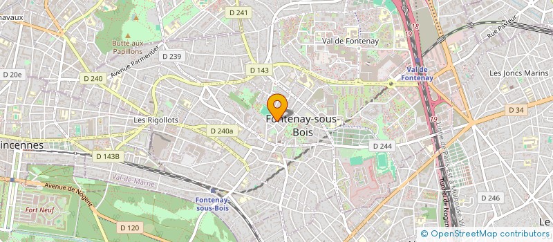 localisation de l'entreprise MADAME FANNY LOISON à FONTENAY-SOUS-BOIS
