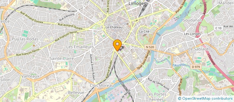 localisation de l'entreprise MADAME FANNY LOUISE SALKIND à LIMOGES
