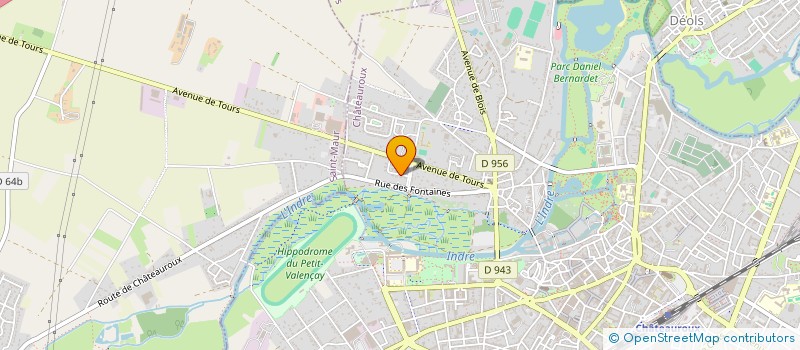 localisation de l'entreprise MADAME FANNY LOURENCO à CHATEAUROUX
