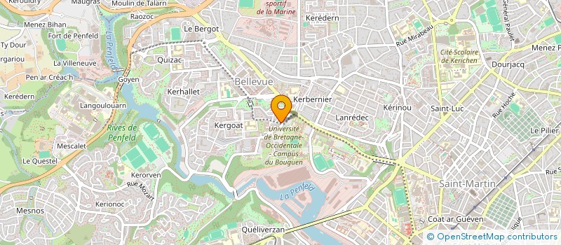 localisation de l'entreprise MADAME FANNY LOUZAOUEN à BREST