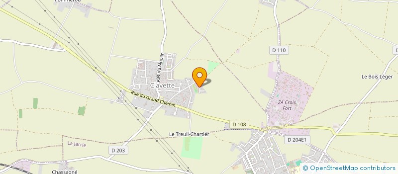 localisation de l'entreprise MADAME FANNY MAGNIEN DAVID  CLAVETTE