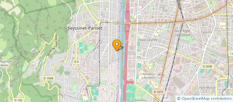 localisation de l'entreprise MADAME FANNY MAGOUTIER  SEYSSINET-PARISET