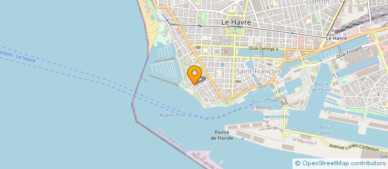 localisation de l'entreprise MADAME FANNY MAILLARD à LE HAVRE
