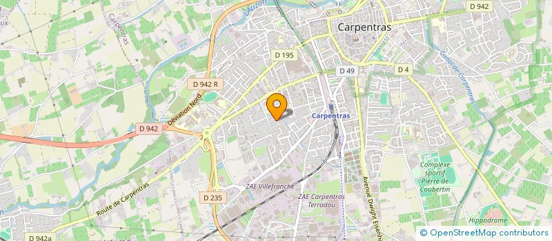 localisation de l'entreprise MADAME FANNY MALAGO  CARPENTRAS