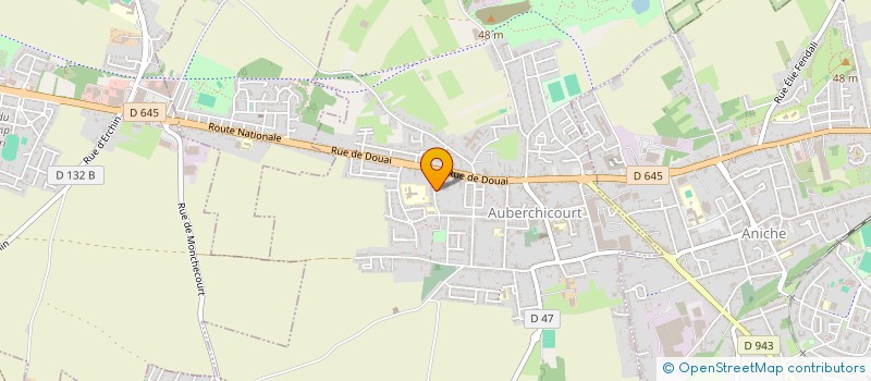 localisation de l'entreprise MADAME FANNY MARCHAND  AUBERCHICOURT