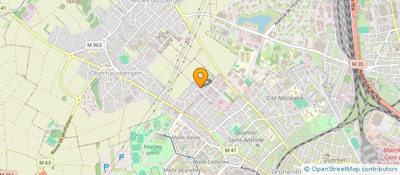 localisation de l'entreprise MADAME FANNY MARCHAND  OBERHAUSBERGEN