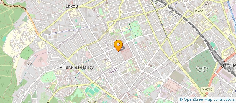 localisation de l'entreprise MADAME FANNY MARCONNET  NANCY